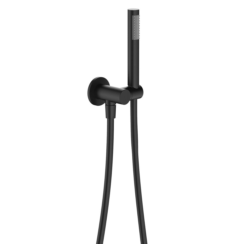 Fienza Hustle Hand Shower, Round Plate, Matte Black - 433203B