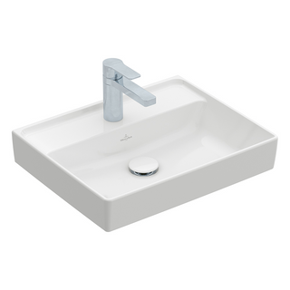 Villeroy & Boch Collaro 450 Handwash Wall Hung Basin (1 Tap Hole) - Alpine White 43344601CB