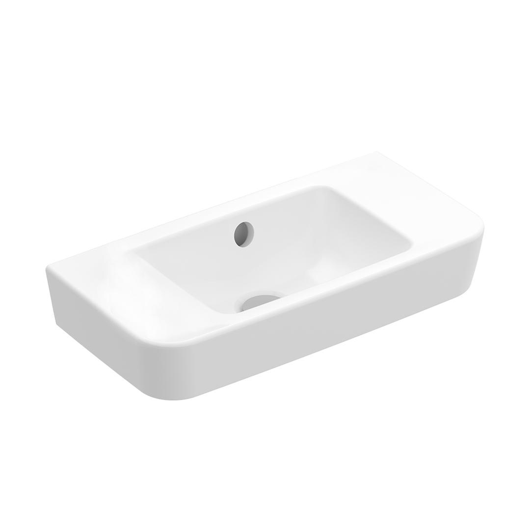 Villeroy & Boch O.Novo 2.0 500 Handwash Wall Hung Basin Includes Overflow - Alpine White 43425201CB