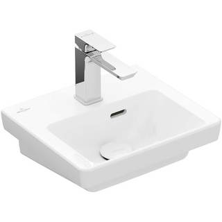 Villeroy & Boch Subway 3.0 370 Handwash Wall Hung Basin Includes Overflow (1 Tap Hole) - Alpine White 43703701CB