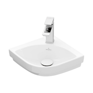 Villeroy & Boch Architectura 3.0 320 Wall Hung Corner Hand Wash Basin No Overflow - Alpine White 43714601CB