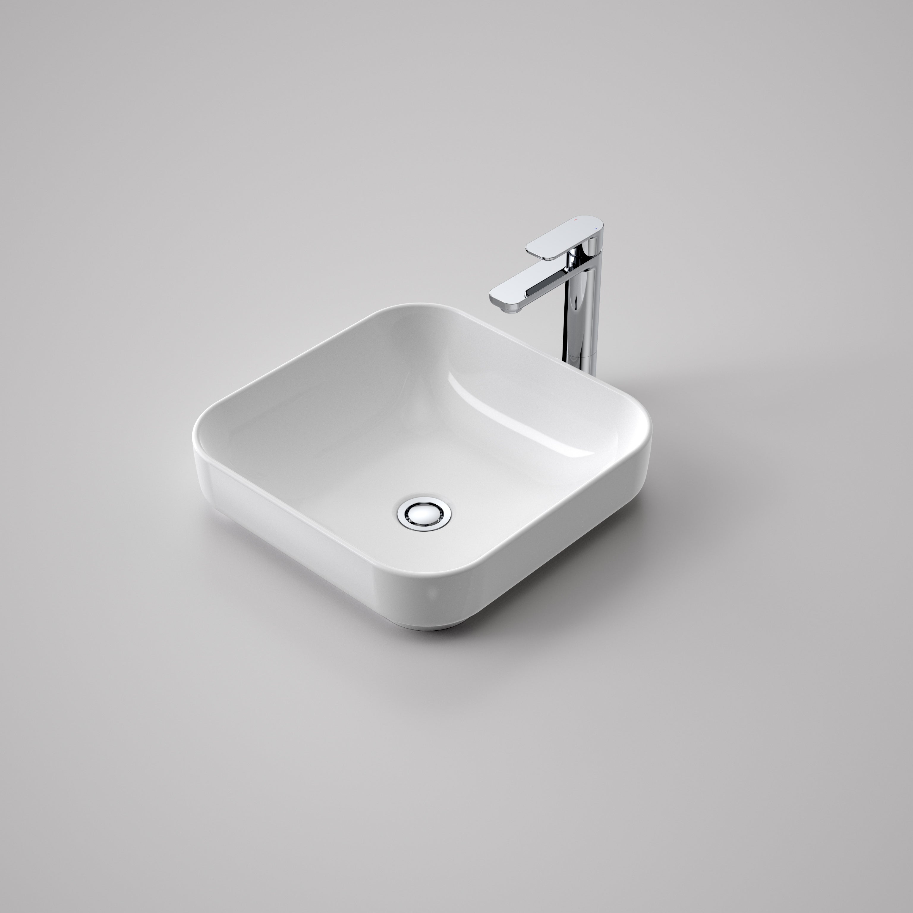 Caroma Tribute Square 400 Inset Basin NTH NOF - 876800W