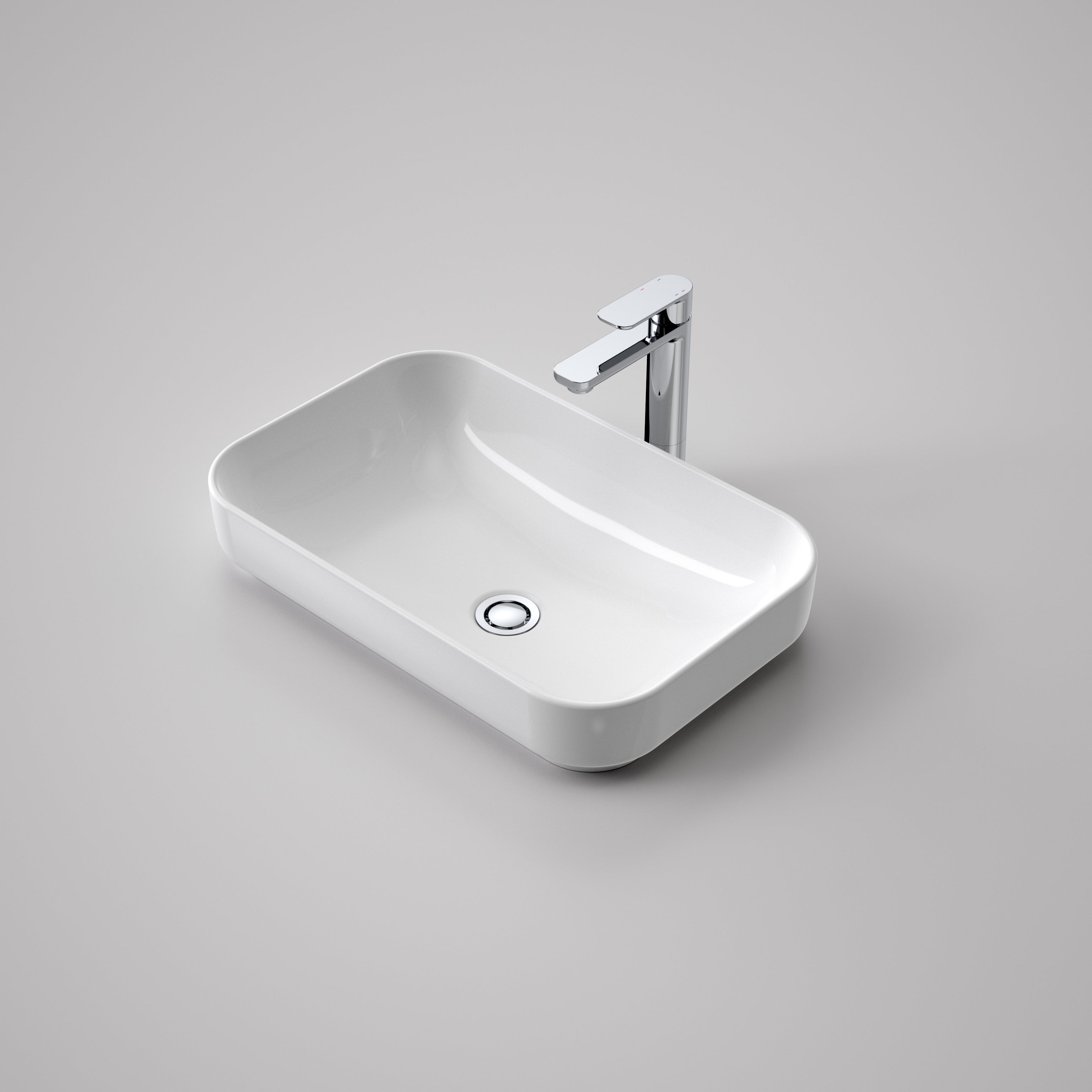Caroma Tribute Rectangle 530 Inset Basin NTH - 876900W
