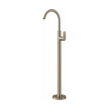 Villeroy & Boch O.Novo Gooseneck Freestanding Bath Filler - Brushed Nickel