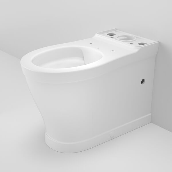 Caroma Riviere Cleanflush® Wall Faced Close Coupled Bottom Inlet Pan - Matte White