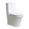 Villeroy & Boch O.Novo 2.0 DirectFlush S or P-Trap Slim Seat BTW Toilet Suite - Bottom Inlet - 4606F101L4DB