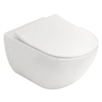 Villeroy & Boch Subway 3.0 Wall Hung Ceramic Plus Toilet incl/Slim Seat Villeroy & Boch Cistern Package - No Flush Plate (Pan & Cistern Only) - 4670T0R1L4B + 92233500