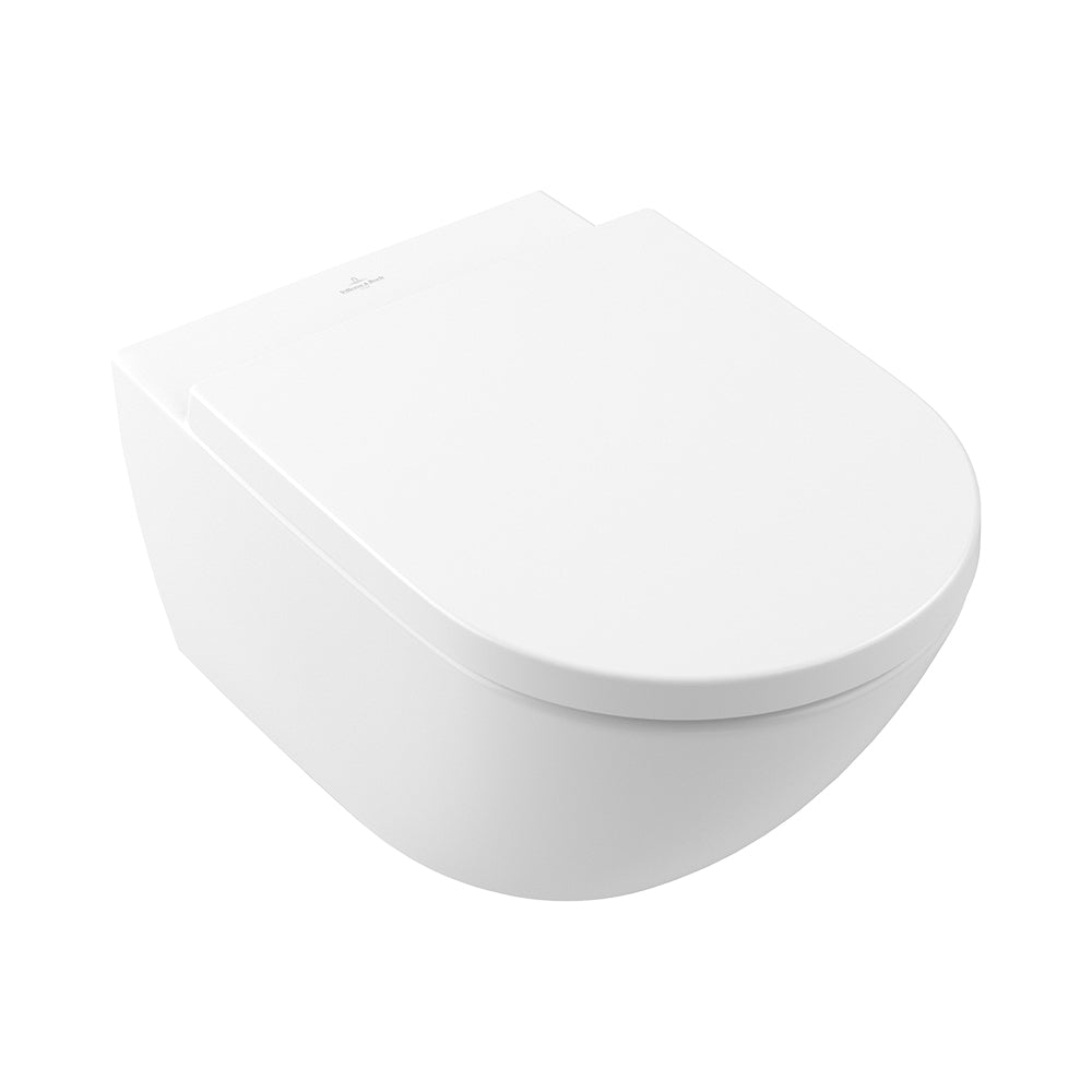 Villeroy & Boch Subway 3.0 Wall Hung Stone White Ceramic Plus Toilet incl/VB Cistern Package - No Flush Plate (Pan & Cistern Only) - 4670T0RWS4BMW + 92233500