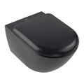 Villeroy & Boch Antao Rimless Wall Hung CeramicPlus Toilet - Pure Black - 4674T0R7S4B