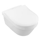 Villeroy & Boch Architectura 3.0 Wall Hung Ceramic Plus Toilet incl/Slim Seat & VB Cistern Package - No Flush Plate (Pan & Cistern Only) - 4694HRR1L4B + 92233500