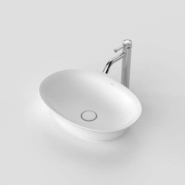 Caroma Riviere Above Counter Basin (No Tap Hole) - Matte White