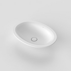 Caroma Riviere 590 Undercounter Basin (No Tap Hole) - Matte White