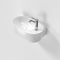 Caroma Riviere Hand Wall Hung Basin (1 Taphole) - Gloss White