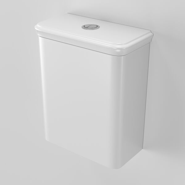Caroma Riviere Back Entry Cistern - Gloss White