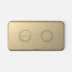 Caroma Riviere Invisi® II Series Button - Brushed Brass