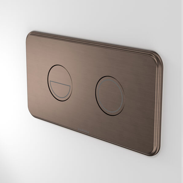 Caroma Riviere Invisi® II Series Button - Brushed Bronze