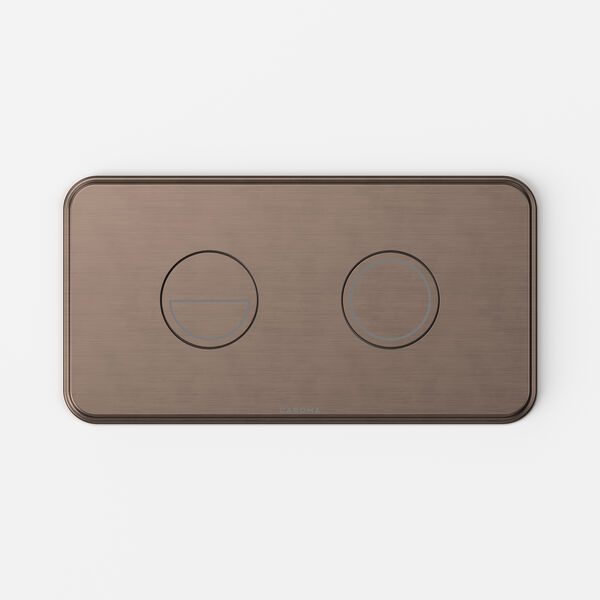 Caroma Riviere Invisi® II Series Button - Brushed Bronze