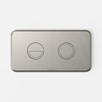 Caroma Riviere Invisi® II Series Button - Brushed Nickel