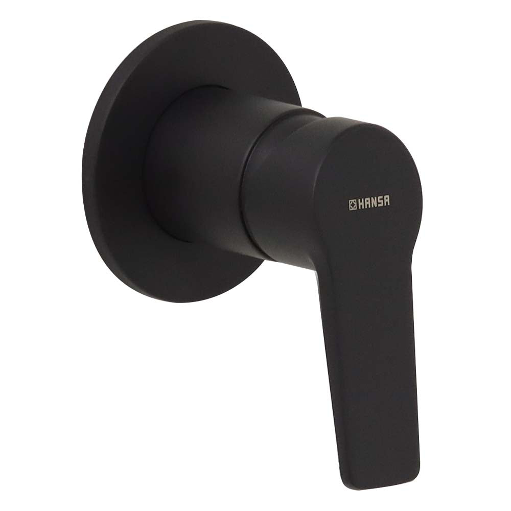 Hansa Twist Shower Mixer Trim - Matte Black - 4975900333