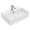 Villeroy & Boch Memento 2.0 500 Above Counter Basin Includes Overflow (1 Tap Hole) - Alpine White 4A076001