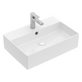 Villeroy & Boch Memento 2.0 600 Above Counter Basin Includes Overflow (1 Tap Hole) - Alpine White 4A076001