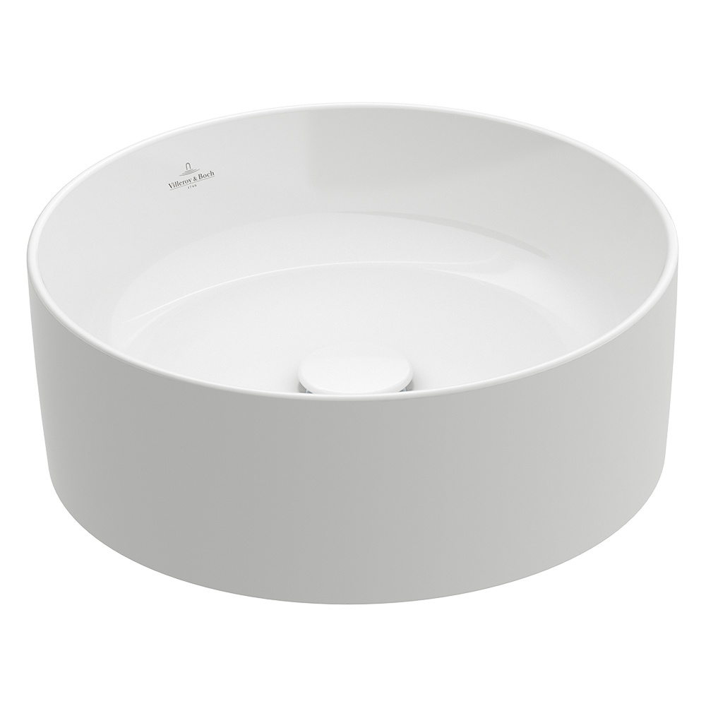 Villeroy & Boch Collaro Round Vessel Basin - Alpine White 4A184001