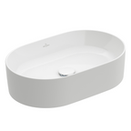 Villeroy & Boch Collaro Oval Vessel Basin - Stone White 4A1956RW