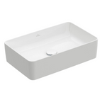 Villeroy & Boch Collaro Rectangular Vessel Basin - Stone White 4A2056RW