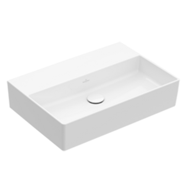 Villeroy & Boch Memento 2.0 500 Wall Hung Basin (No Tap Hole) - Alpine White 4A225301CB