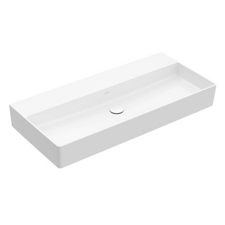 Villeroy & Boch Memento 2.0 1000 Wall Hung Basin (No Tap Hole) - Alpine White 4A22A301CB