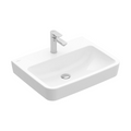 Villeroy & Boch O.Novo 2.0 550 Wall Hung Basin 1 Taphole - Alpine White 4A415701CB