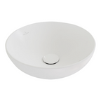 Villeroy & Boch Loop Slim 380 Round Vessel Basin - Stone White 4A4500RW