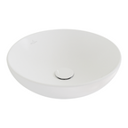 Villeroy & Boch Loop Slim 420 Round Vessel Basin  - Stone White 4A4600RW