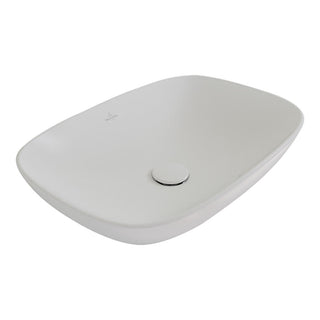 Villeroy & Boch Loop Slim 560 Rectangular Above Counter Basin - Stone White 4A4900RW