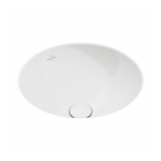 Villeroy & Boch Loop Slim 330 Round Under Counter Basin - Alpine White 4A510001