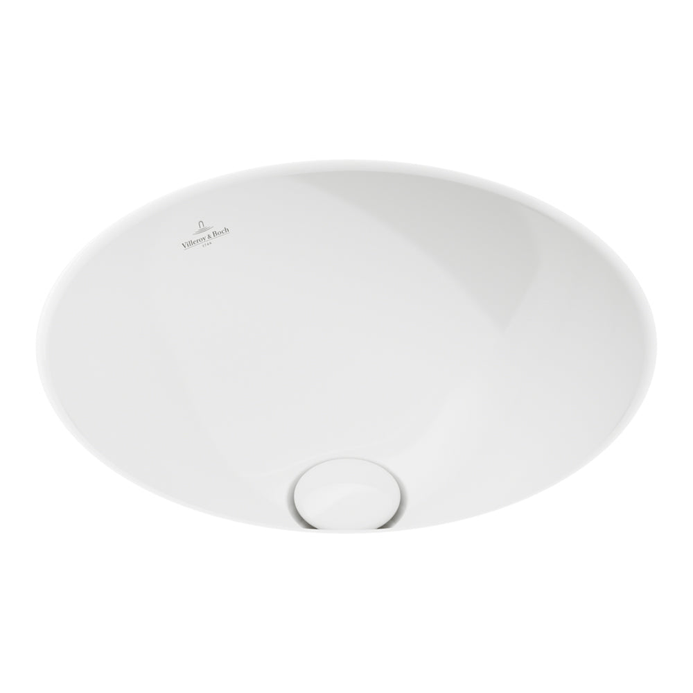 Villeroy & Boch Loop Slim 380 Round Under Counter Basin - Alpine White 4A520001