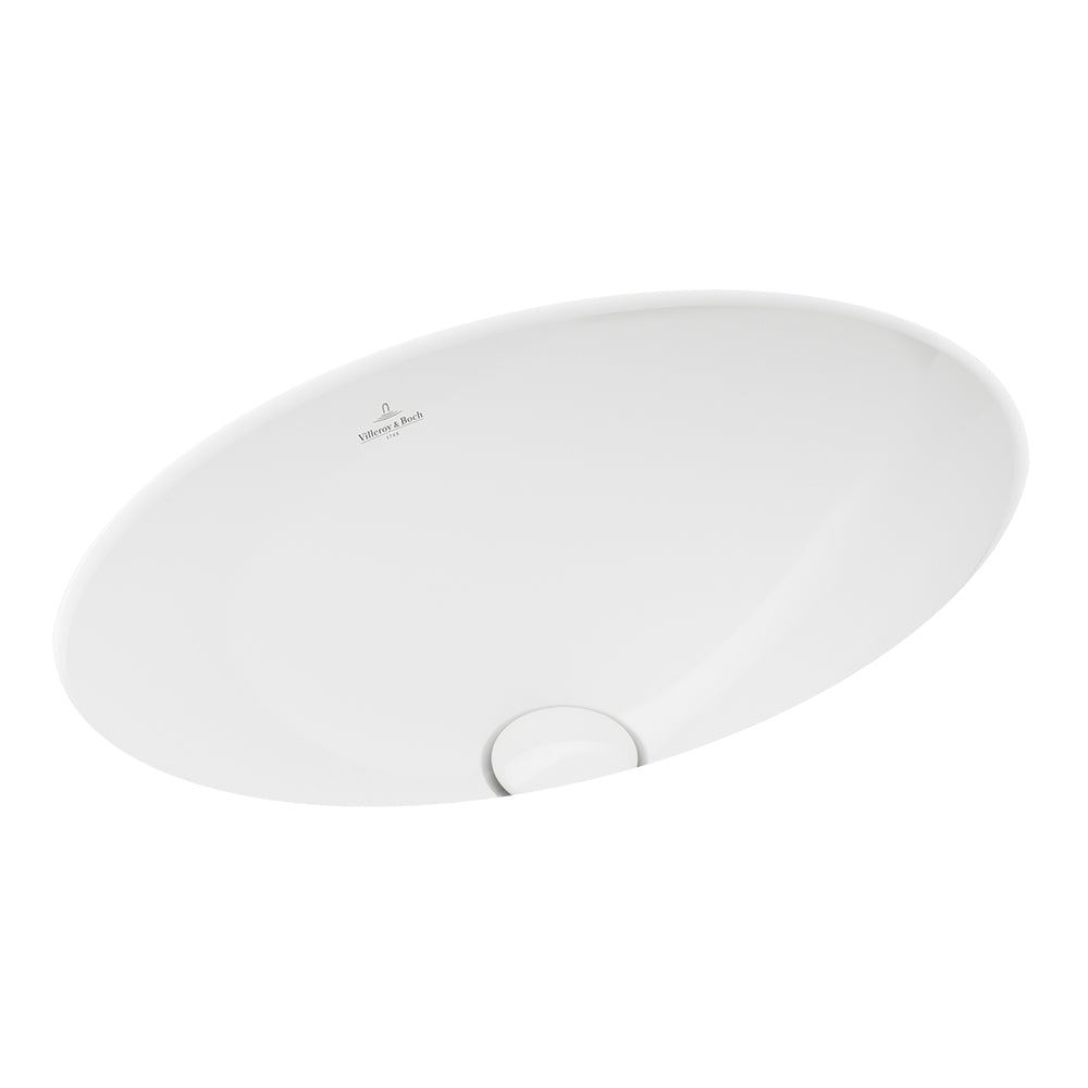 Villeroy & Boch Loop Slim 485 Oval Under Counter Basin - Alpine White 4A540001