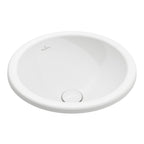 Villeroy & Boch Loop Slim 390 Round Drop-In Basin - Alpine White 4A590001