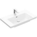 Villeroy & Boch Subway 3.0 800 Wall Hung Basin (1 Tap Hole) Includes Overflow - Stone White 4A7080RWCB