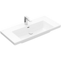 Villeroy & Boch Subway 3.0 1000 Wall Hung Basin (1 Tap Hole) Includes Overflow - Stone White 4A70A5RWCB