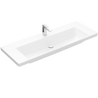 Villeroy & Boch Subway 3.0 1300 Wall Hung Basin (2 x 1 Taphole) - Alpine White 4A70D101CB