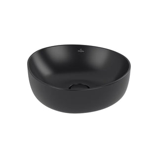 Villeroy & Boch Antao 400 Above Counter CeramicPlus Basin - Pure Black - 4A7240R7