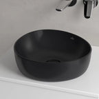 Villeroy & Boch Antao 400 Above Counter CeramicPlus Basin - Pure Black - 4A7240R7