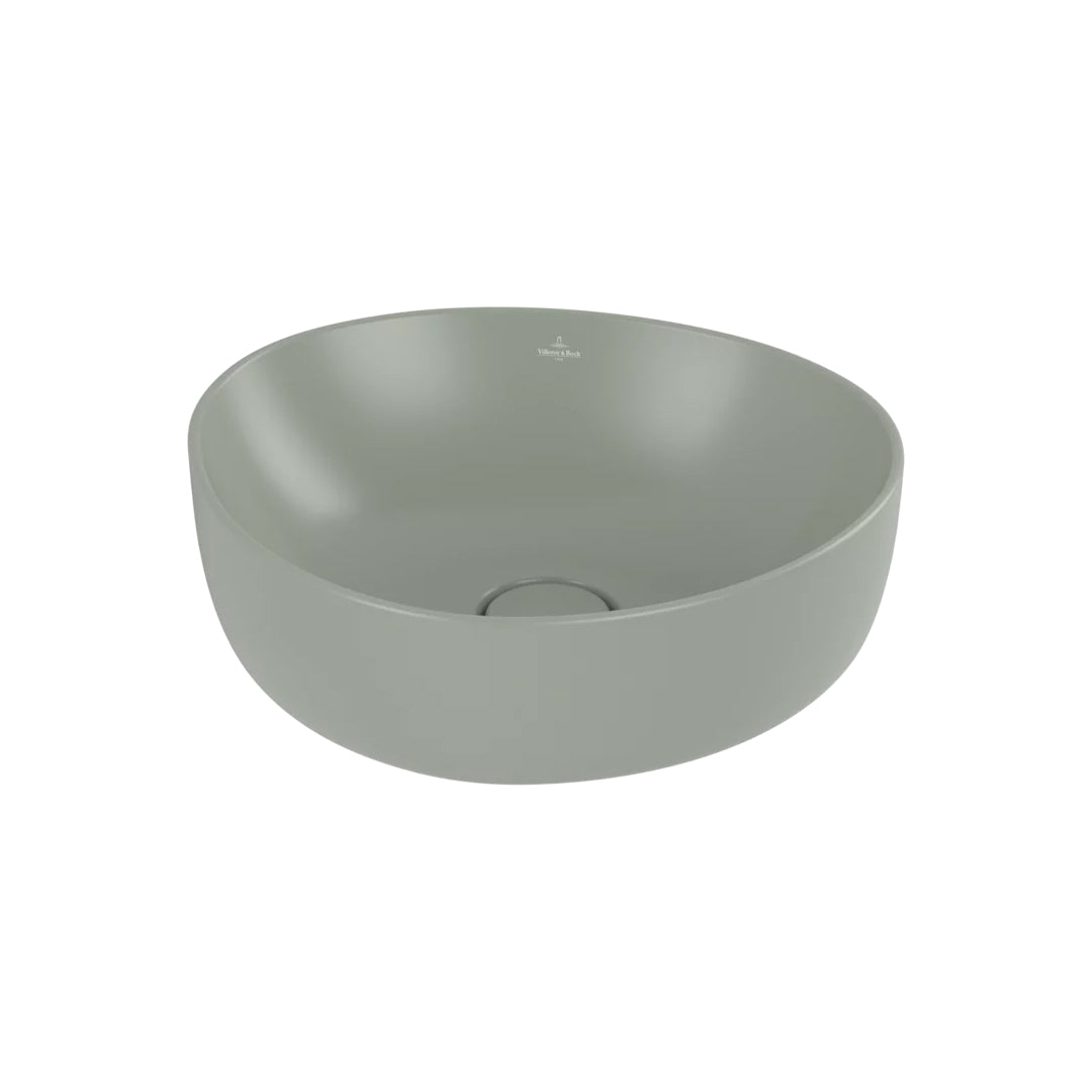 Villeroy & Boch Antao 400 Above Counter CeramicPlus Basin - Morning Green - 4A7240R8
