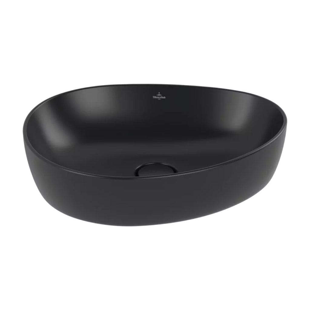 Villeroy & Boch Antao 510 Above Counter CeramicPlus Basin - Pure Black