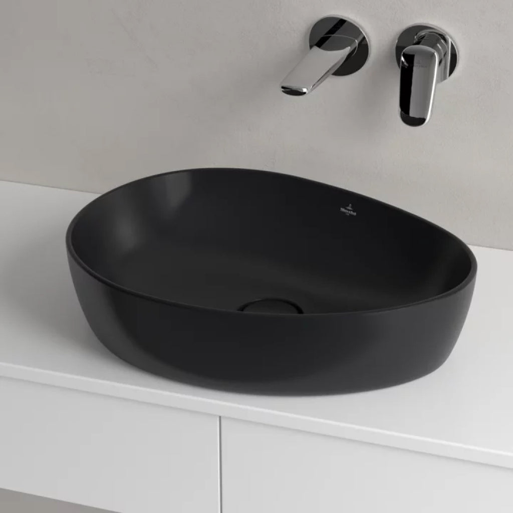 Villeroy & Boch Antao 510 Above Counter CeramicPlus Basin - Pure Black