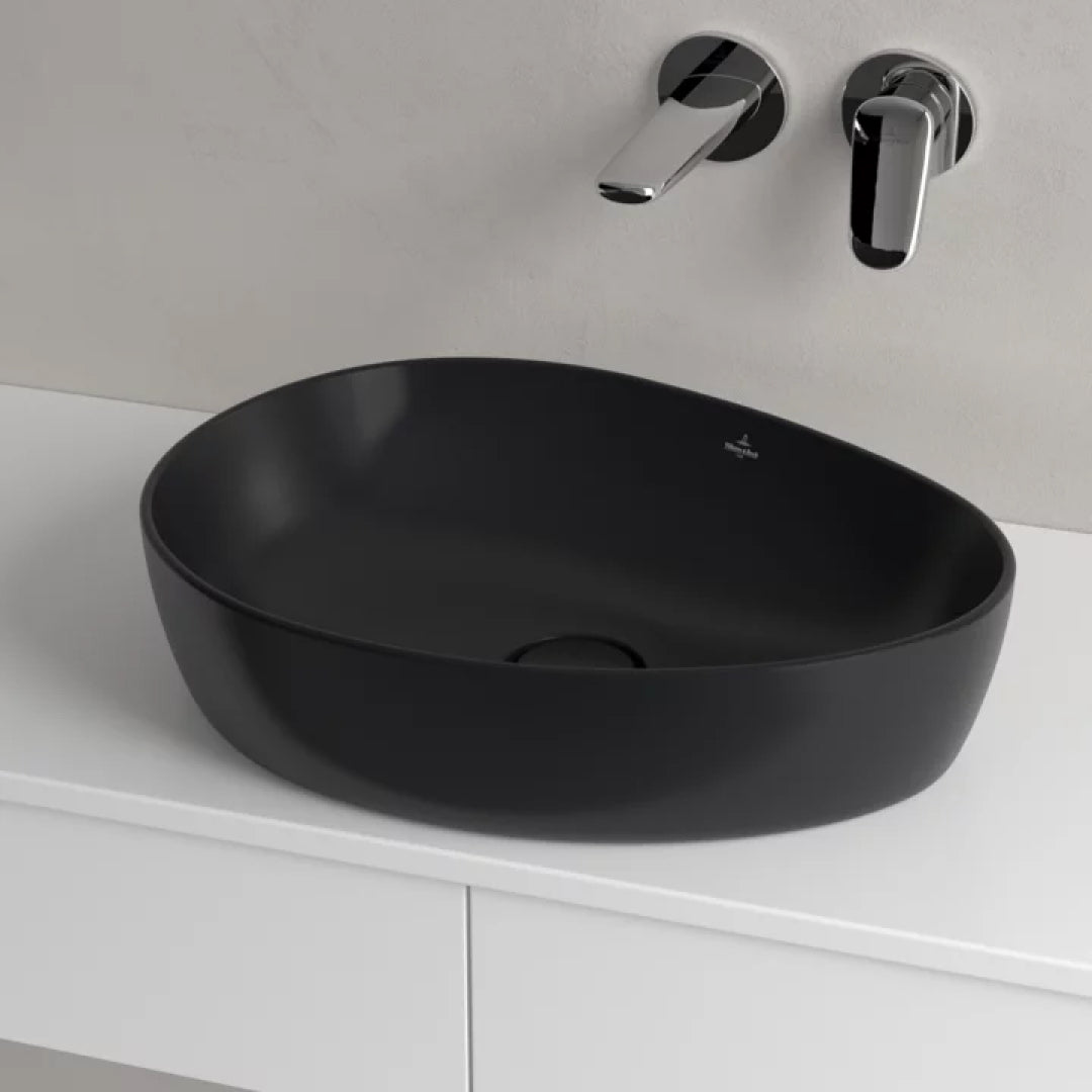 Villeroy & Boch Antao 510 Above Counter CeramicPlus Basin - Pure Black