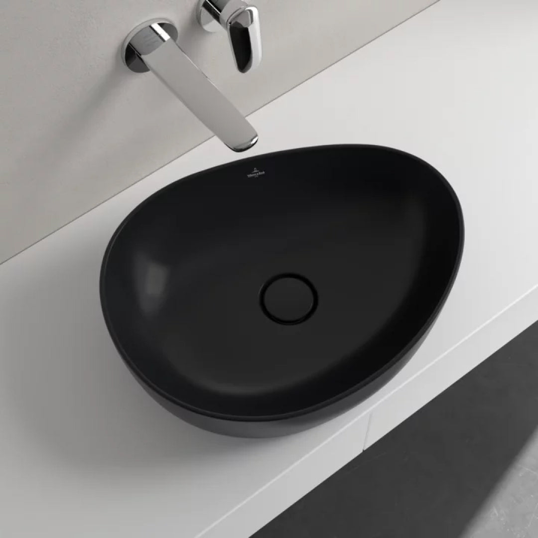 Villeroy & Boch Antao 510 Above Counter CeramicPlus Basin - Pure Black