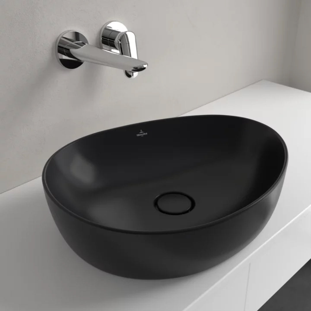 Villeroy & Boch Antao 510 Above Counter CeramicPlus Basin - Pure Black