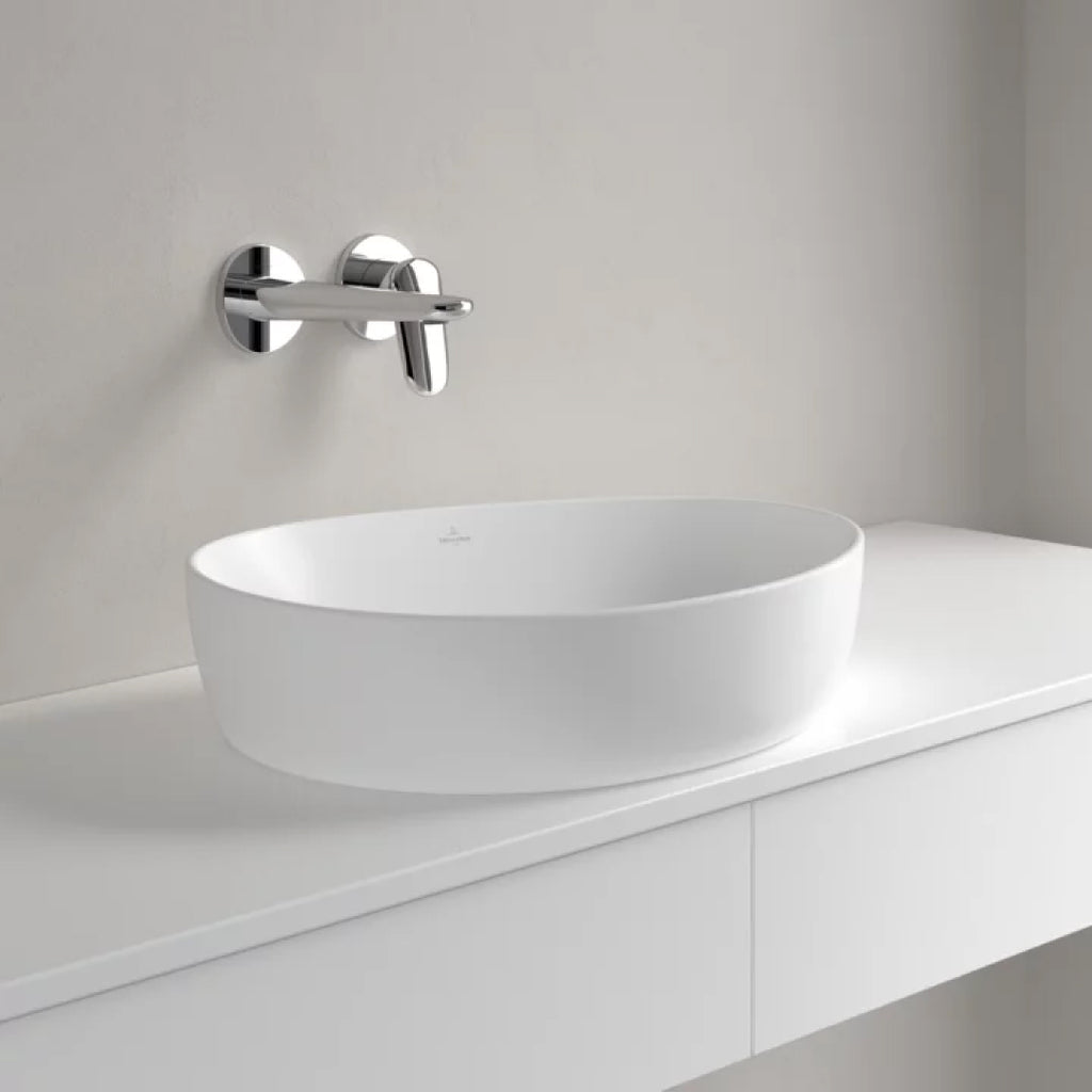 Villeroy & Boch Antao 510 Above Counter CeramicPlus Basin - Stone White